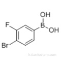 ACIDE 4-BROMO-3-FLUOROBENZÈNEBORONIQUE CAS 374790-97-3